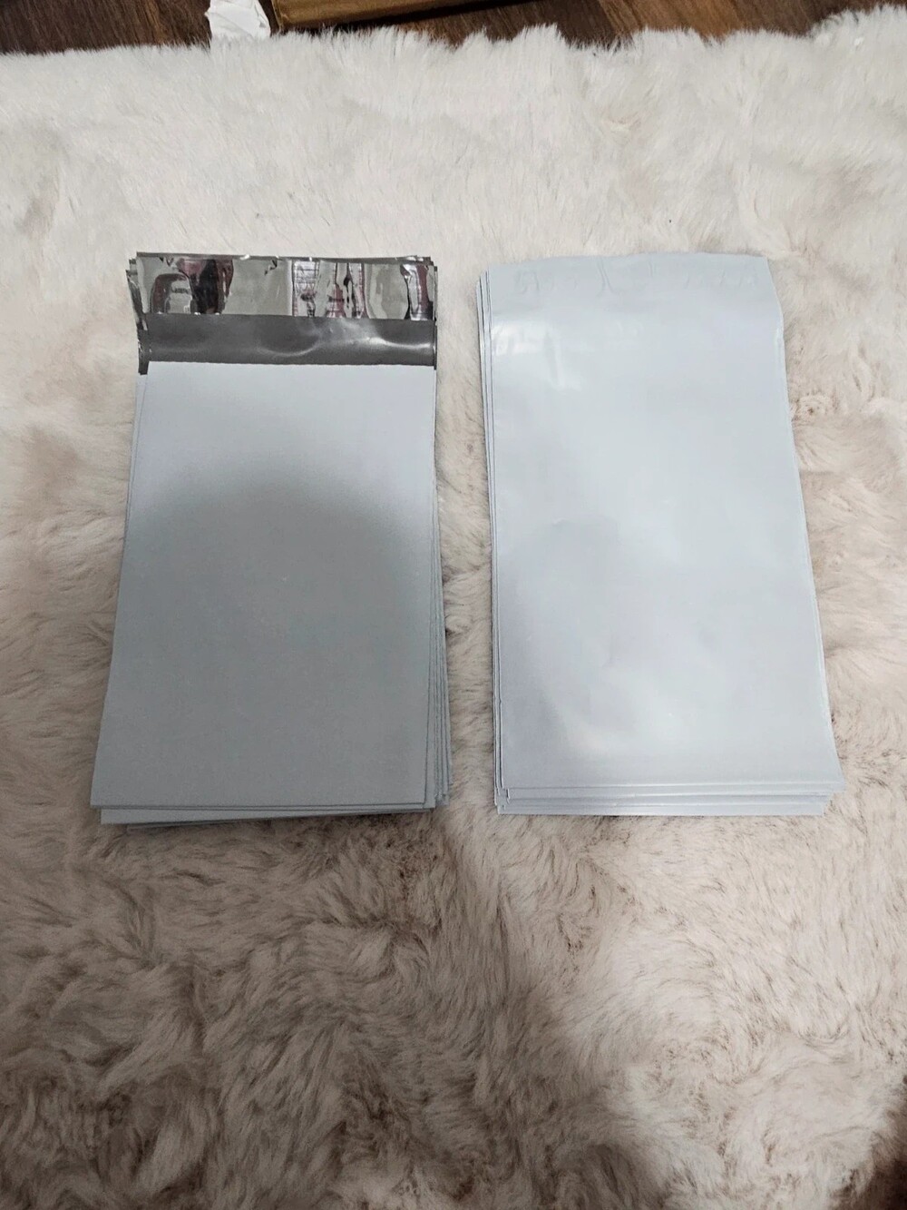 50pcs White Poly Mailers Bag 4x6